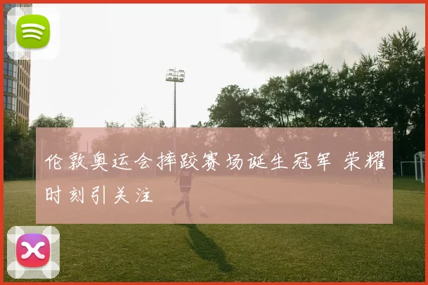 伦敦奥运会摔跤赛场诞生冠军 荣耀时刻引关注
