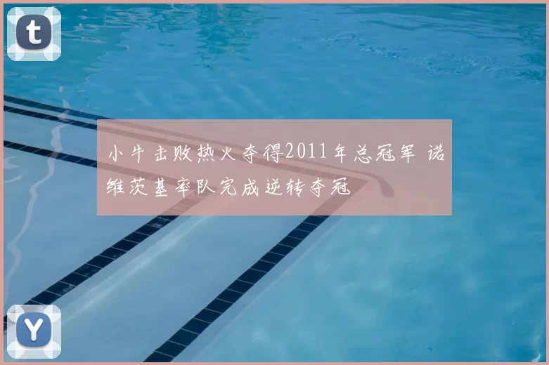 小牛击败热火夺得2011年总冠军 诺维茨基率队完成逆转夺冠