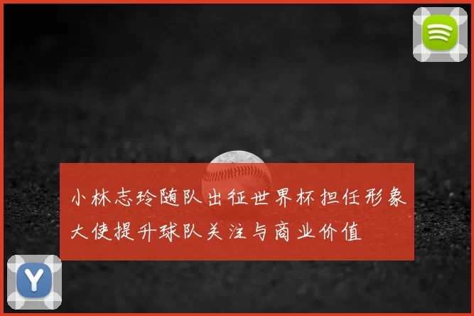 小林志玲随队出征世界杯担任形象大使提升球队关注与商业价值